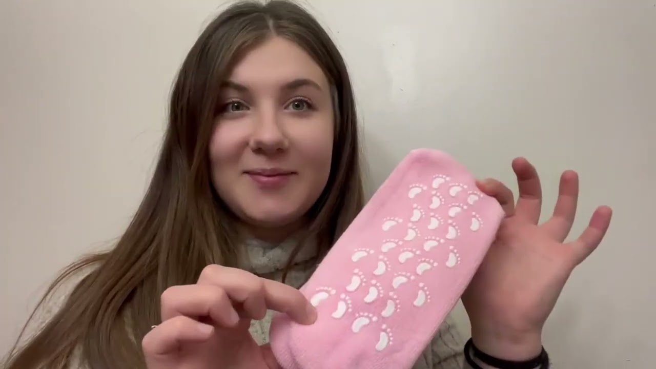 2Pairs Moisturizing Socks - Silicone Socks for Dry Cracked Feet Women - Gel Socks for Dry