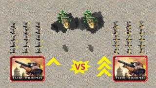 Veteran vs Elite bug🎮 Flak Troopers 🎮 Red Alert 2