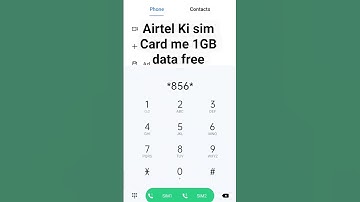 Airtel Ki sim Card me 1GB data free #airtel #ki #simcard #me #1gb #intarnet #data #free