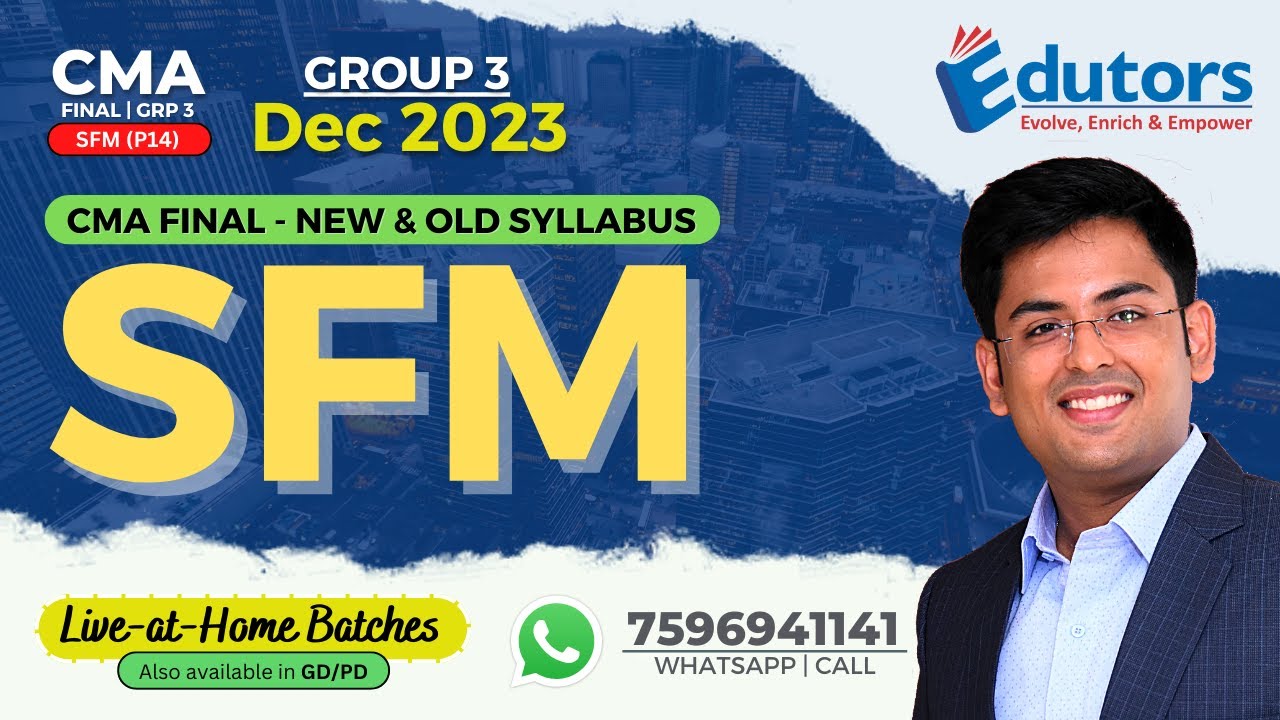 STRATEGIC FINANCIAL MANAGEMENT (SFM) by @gouravkabra | CMA Final - Dec ...