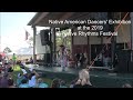 Native american dancers exhibition at the 2019 native rhythms festival