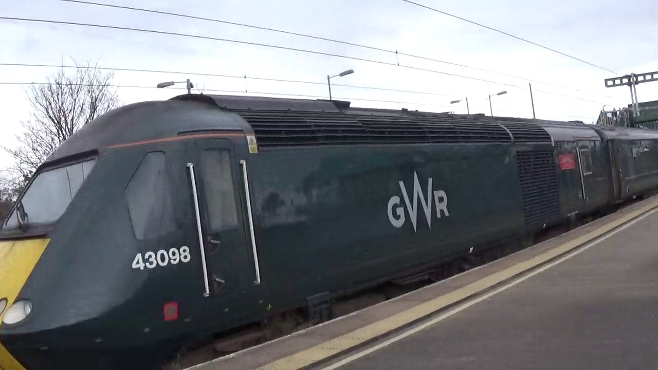 Severn Tunnel Junction train stationtrain going to Portsmouth Harbour