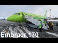 Перелет Пулково - Ярославль на Embraer 170 S7 Airlines