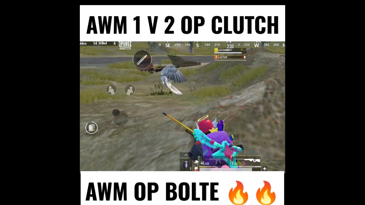 😱1V2 AWM SNIPER SHOTS 😱  