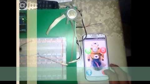 Video Practica 2 Control de un Motor DC por bluetooth Android
