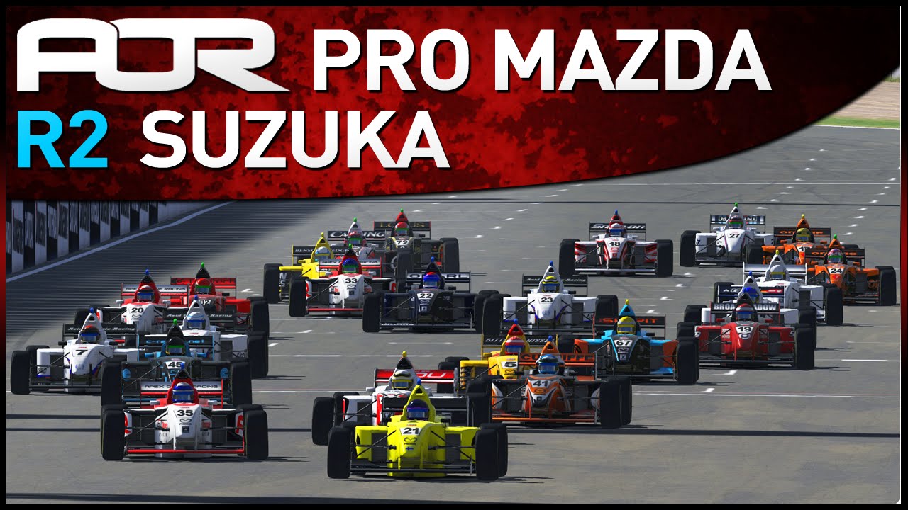iRacing | AOR Pro Mazda Championship S1 R2 Suzuka (Official Race Coverage)