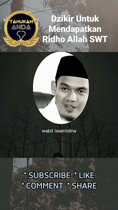 Dzikir supaya dapat ridho Allah @tahukahandaa #shorts