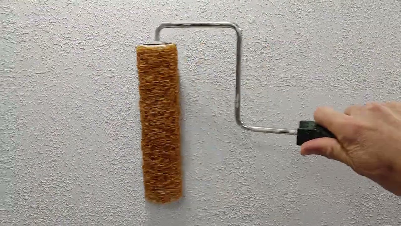 texturing my walls with a spaghetti roller 