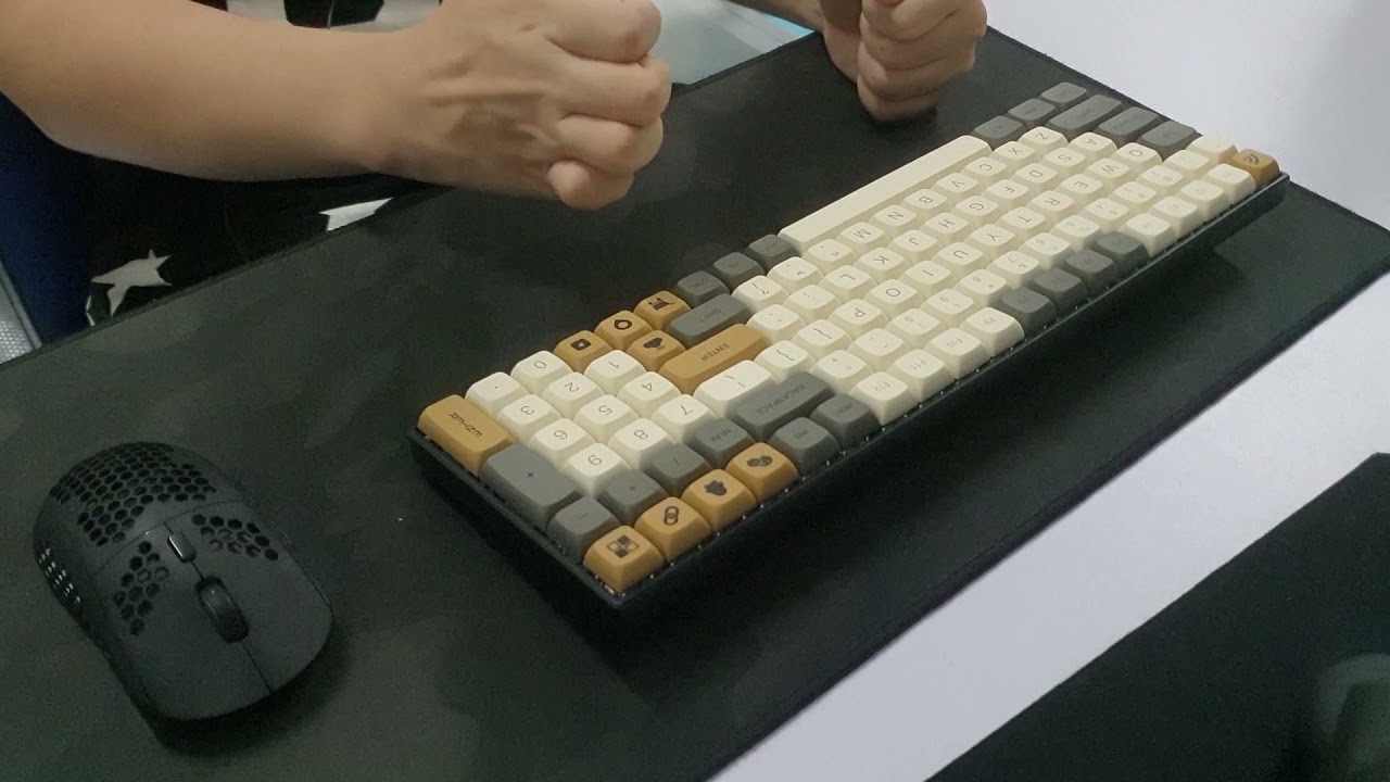 RK860/RK100-b Outemu Orange (lubed) sound test