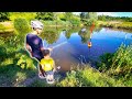 Два сына на рыбалке | Велопутешествие и рыбалка на поплавок | Семейная рыбалка