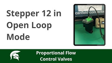 Stepper 12 in Open Loop Mode | Voltage Control Demo from Spartan Scientific