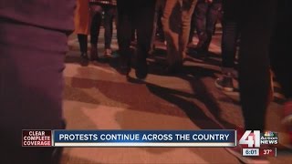 Anti-Trump protests expected to continue in Kansas City
