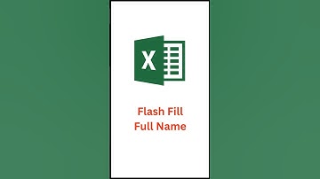 Flash Fill- Full Name- Excel tips & Tricks #exceltips #excel #youtubeshorts #shortsvideo #shorts