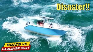 When Things Go Wrong At Haulover!! | Boats vs Haulover Inlet