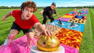 Survive Giant Board Game, Win Viral Toy!