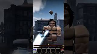 Eliminando os titans - Attack on Titan #roblox #attackontitan #jogos