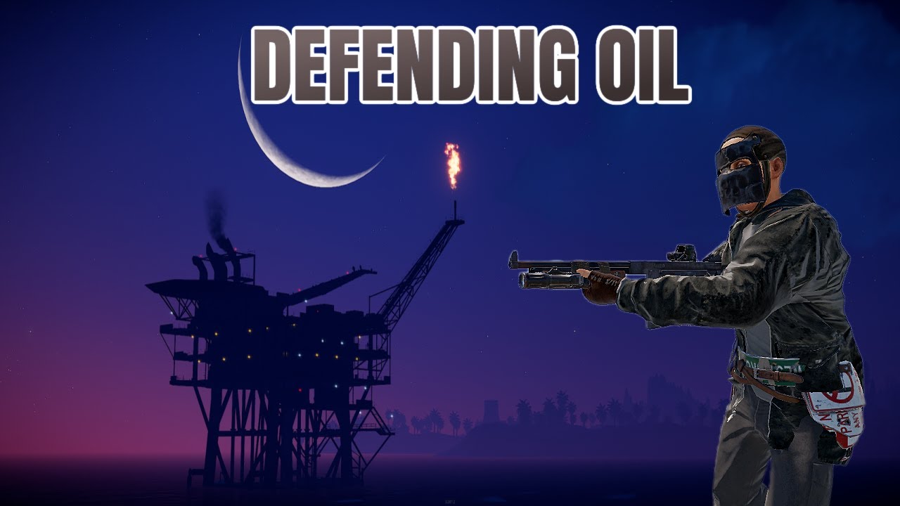 Defending Oil Rig Solo + PvP | Rust Console Ps5 - YouTube