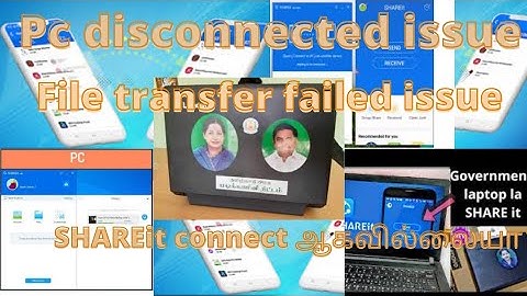 how to fix shareit transfer failed problem in Android to pc