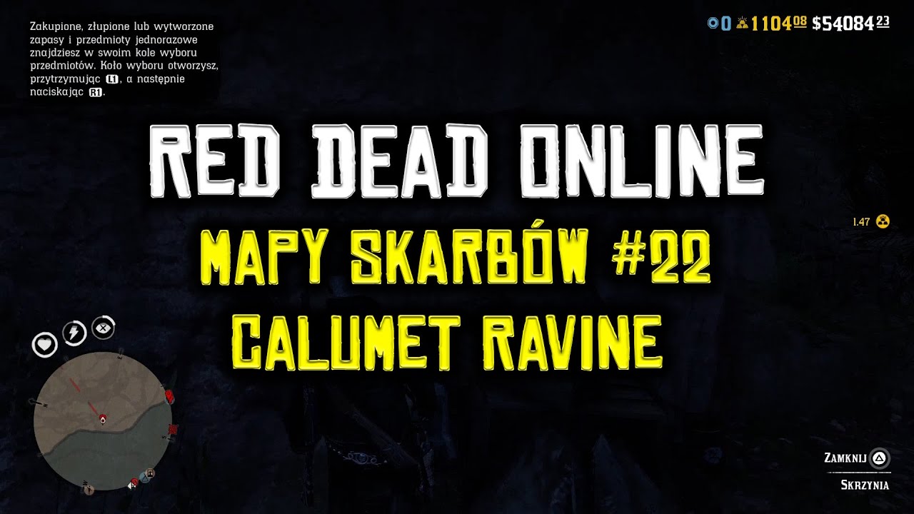 Red Dead Online Mapy skarbów #22 Calumet Ravine - YouTube
