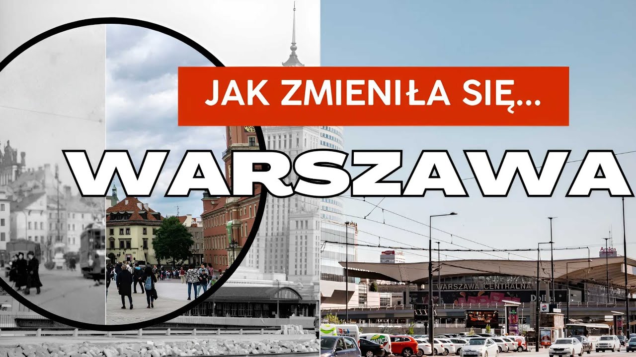Jak zmieniła się WARSZAWA? Kiedyś i dziś | Dawny Świat #warszawa