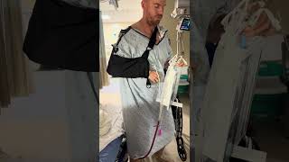 Fractured pelvis, broken clavicle, 6 broken ribs, punctured lung with partial collapse