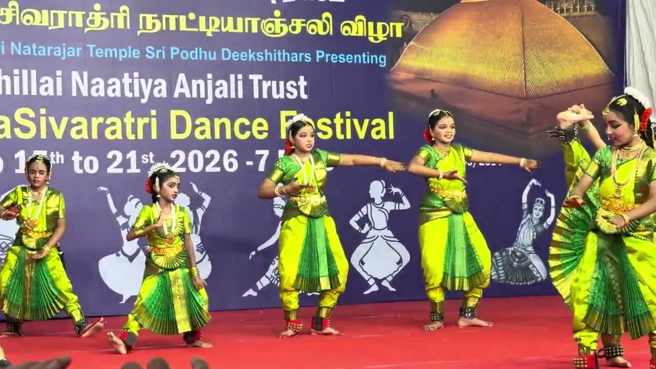 202602 Siva Ratri Natyanjali Dance Thillai Natraj Temple Chidambaram Nigazhini IMG 9526 Sydney Austr