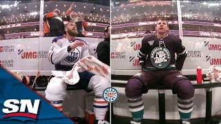Oilers Mattias Ekholm, Ducks Ryan Strome Drop The Mitts In Blowout Game