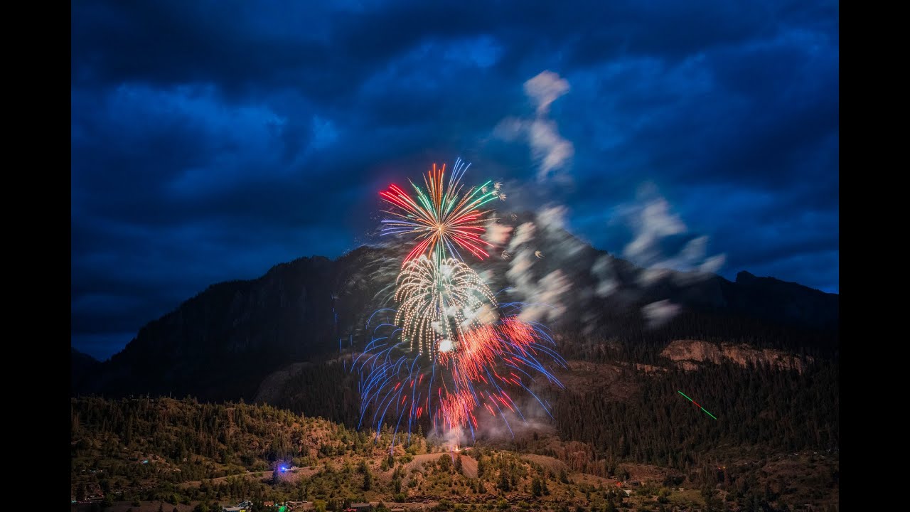 4th of July Fireworks in Ouray Colorado YouTube