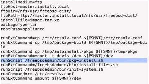 Building a FreeBSD based Virtual Appliance