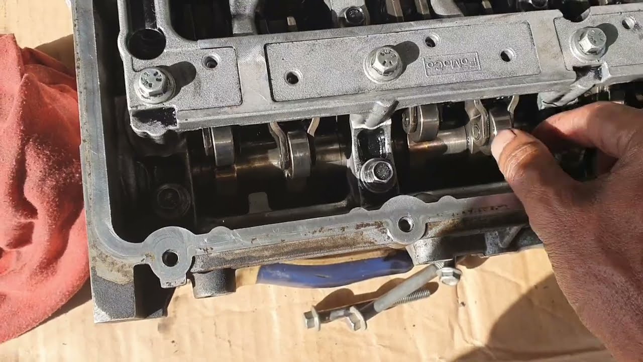 ford vehicles how to align engine valve ford 2.2 (part 1) YouTube