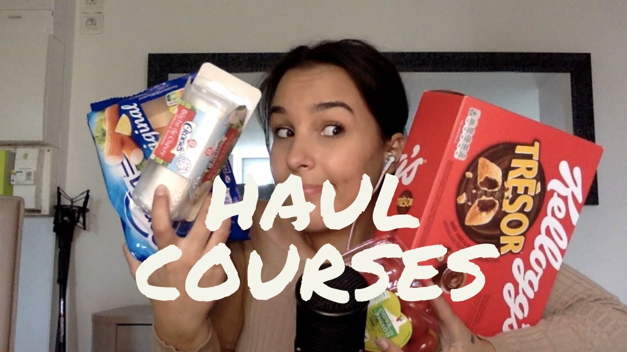 ASMR Français : Mes courses pour la semaine