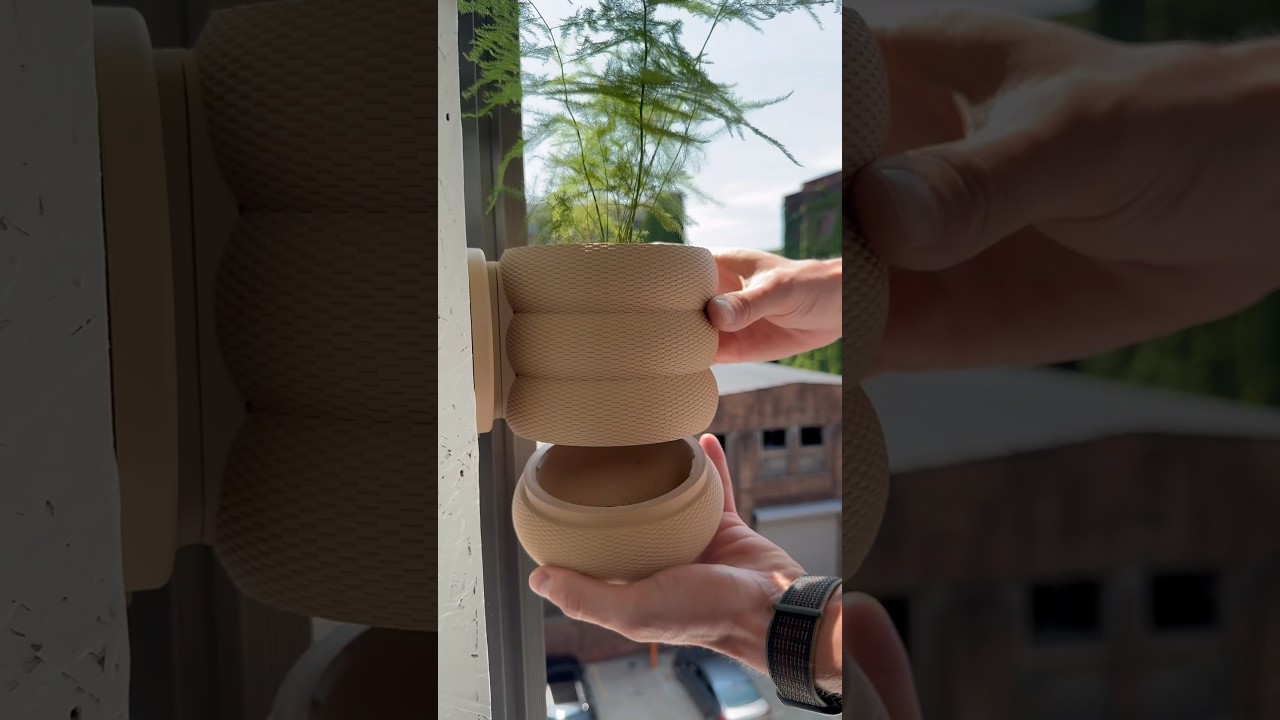 Some light ASMR featuring our new 3D printed planter