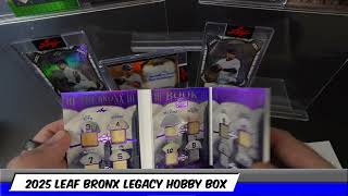 2025 Leaf Bronx Legacy Hobby Box 9, 10, 11