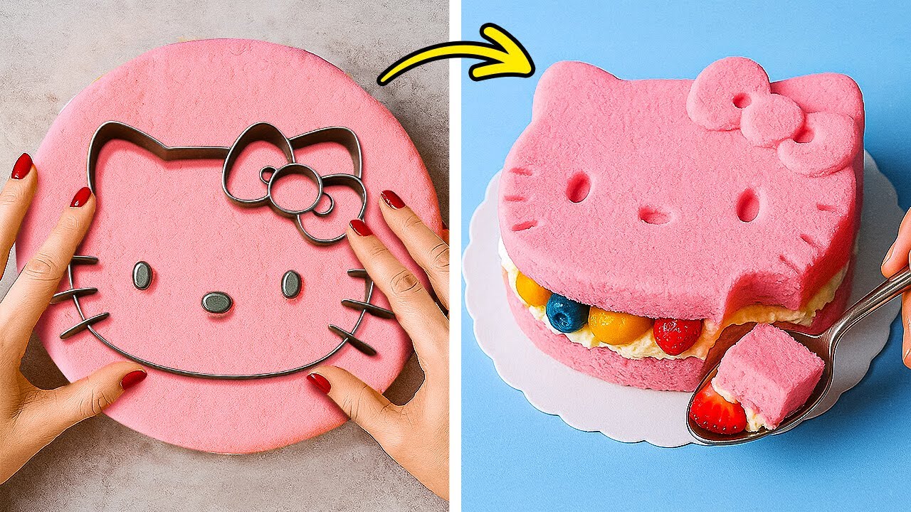 🍰 CUTE CAKE DIY! Easy Recipes & Cake Decorating Hacks 🎀💖