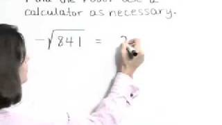 Lial Intermediate Algebra Ch08 Ex01