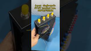 4-port 4-fiber single-mode ST-ST terminal box, dimensions 200*110*35MM #ftth #fiber #factory
