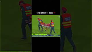usama mir injury💔 #cricket #icct20worldcup #speedyrecovery #usamamir #hblpsl