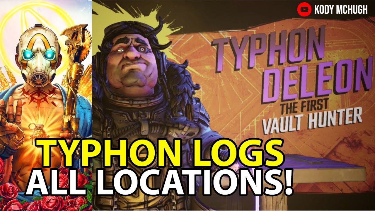 WHERE TO FIND ALL TYPHON LOGS + DEAD DROP CHESTS - Borderlands 3 Crew Challenges