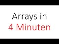 Arrays und Felder in 4 Minuten: Schneller Einstieg in Algorithmen & Datenstrukturen ⚡