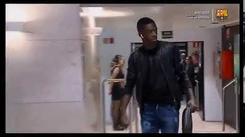 Dembele lost his way to the dressing room