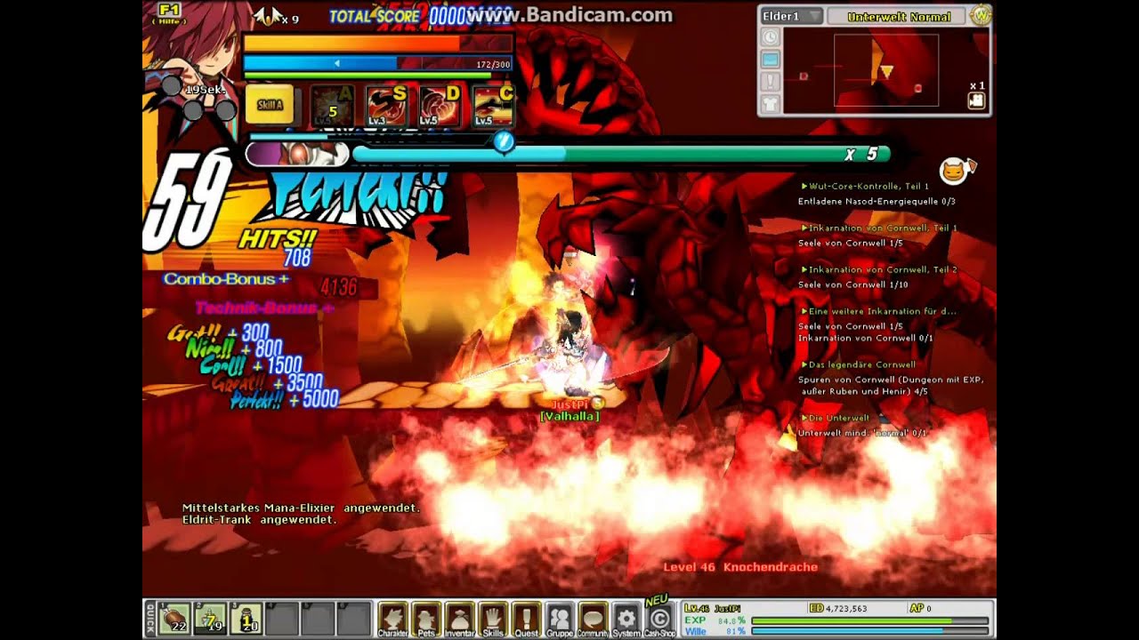 [Elsword DE] Rune Slayer 3-X(Normal) BOSS - YouTube