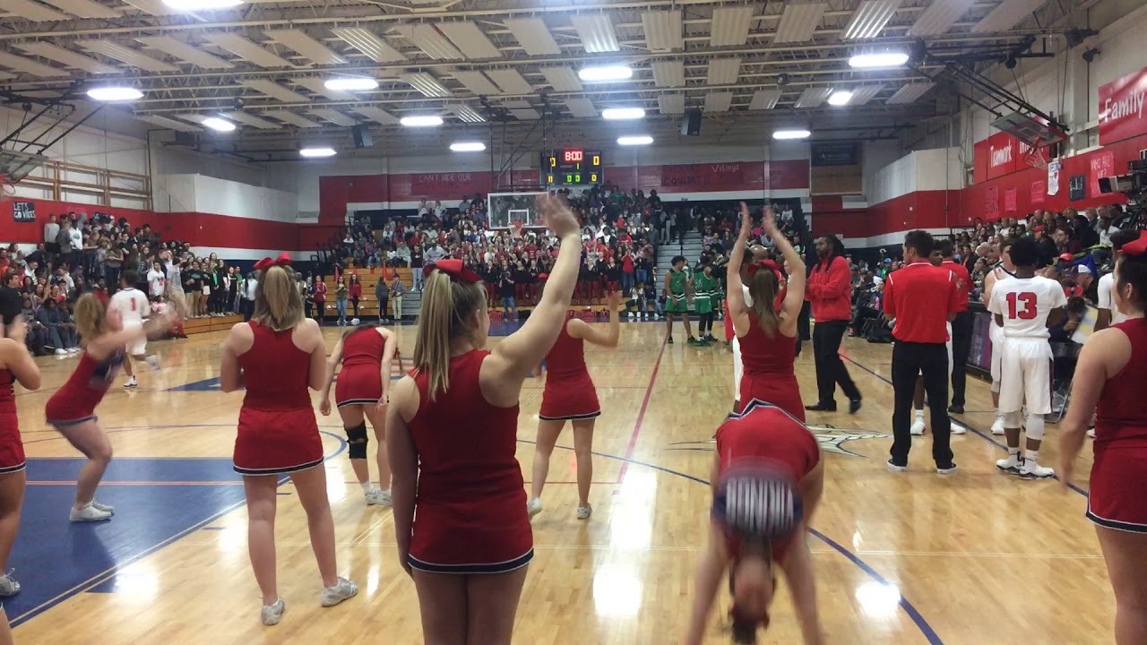 newspaper Pregame intros t FWB vs Choctaw basketball