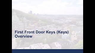 2026 First Front Door and First Front Door Keys Product Overview Webinar
