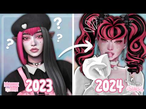 Giving my OLD sims MAKEOVERS / Sims 4 CAS Challenge