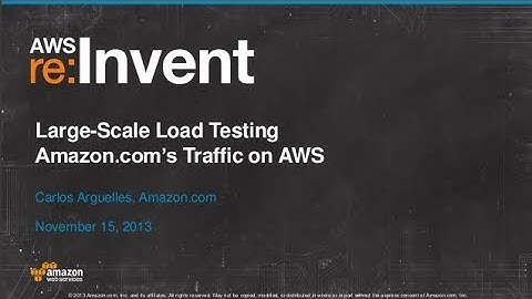 Large Scale Load Testing Amazon.com