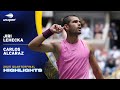 Epic US Open Quarterfinal Clash: Lehecka vs. Alcaraz Highlights 🎾