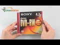 SONY 1-2X 4.7GB 120Min DVD-RW Blank Media Disc 1 Pack - dinodirect