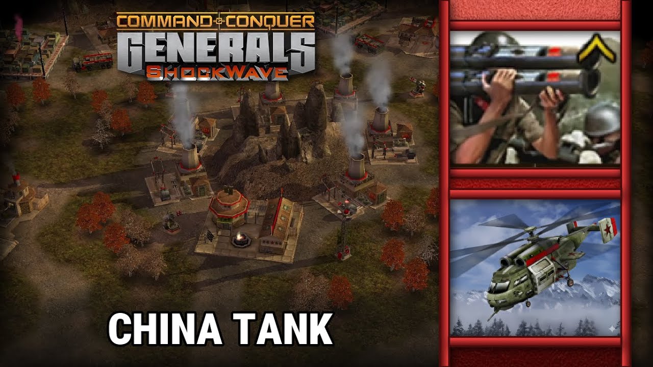 Challenge #3 vs China Tank [Hard] - China Infantry General - C&C Generals ZH Shockwave