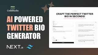 Build AI powered twitter Bio Generator Using Next.js | Groq | Shadcn | Llama | Vercel AI SDK