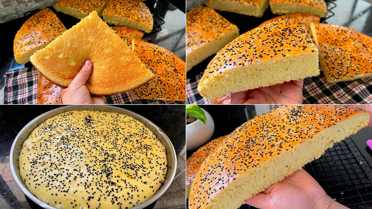 خبز الدار بالسميد فقط وبدون فرينة خفيف ريشة 😋 بمقادير مضبوطة بالكاس للمبتدئات ومكانش لي ماتنجحش فيه